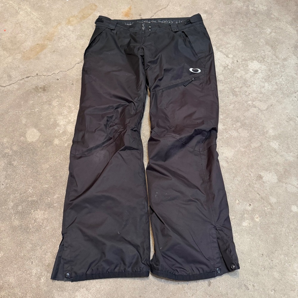 Oakley Snow Pants Mens L Black 3M Thinsulate Insulated Ski Snowboard 421669